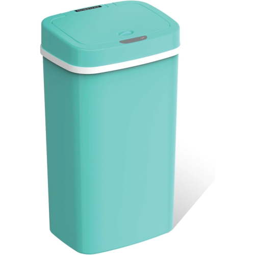 NPT-16-1 Automatic Touchless Motion Sensor Diaper Disposal Trash Can with lid, 4.2 gallon/16 L, Pink, Plastic