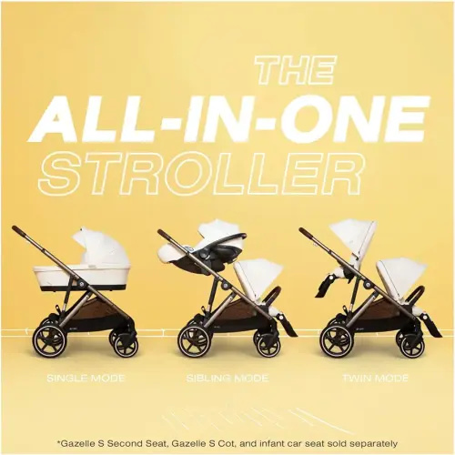 Cybex eGazelle/Gazelle S Second Seat, Moon Black