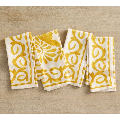Puebla Organic Cotton Napkins - Set of 4