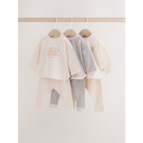 Buy Neutral Brunch Club Baby Top & Leggings Set 6 Piece (0mths-2yrs) from Next USA