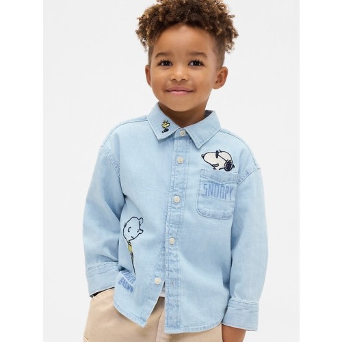 Baby & Toddler Peanuts Denim Big Shirt