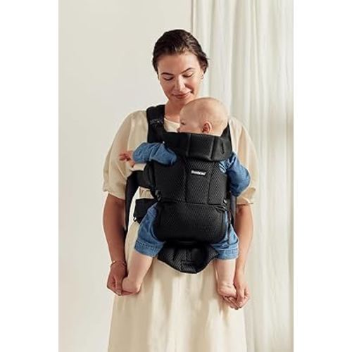 BabyBjörn Baby Carrier Free, 3D Mesh, Black