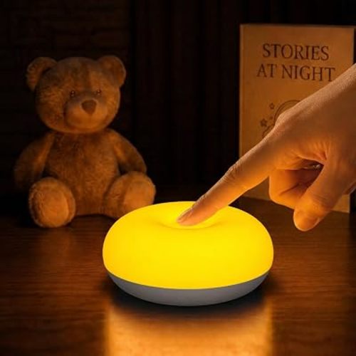 Baby Night Light, Nursery Egg Light with Amber & Deep Red