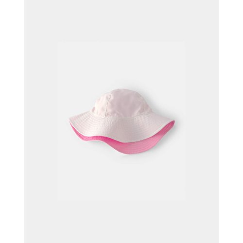 Toddler Girl Reversible Swim Hat - Pink/White | Carter's