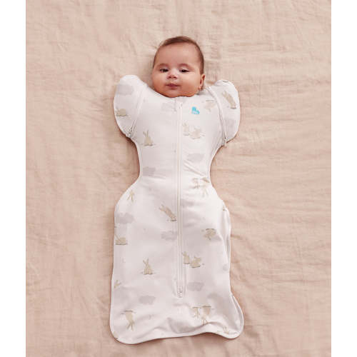 Swaddle Up™ 2-in-1 Transition Bag 1.0 TOG Cotton White Cloud Bunnies