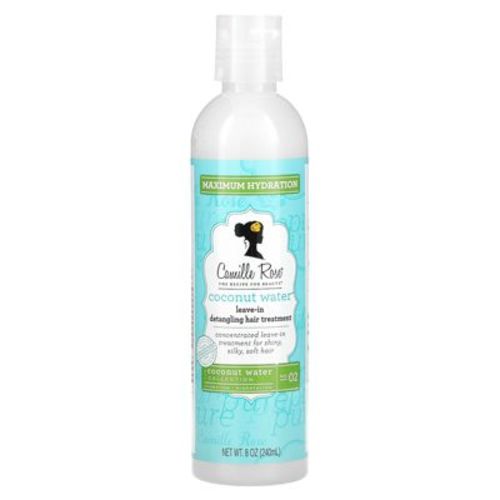 Camille Rose Leave-In Detangling Hair Treatment, Coconut Water, 8 oz (240 ml)