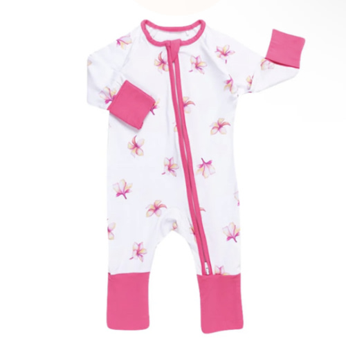 Plumeria Bamboo Coverall