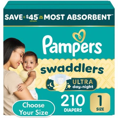 Pampers Swaddlers Ultra Diapers - Size 1