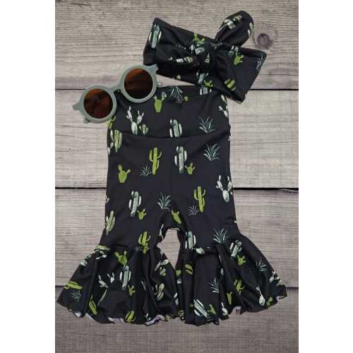 Baby Cactus Bellbottom Set
