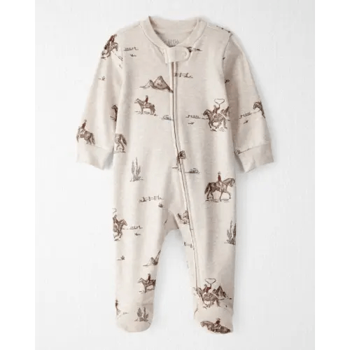 Baby Organic Cotton Sleep & Play Pajamas in Western Rodeo - Little Planet | Carter's