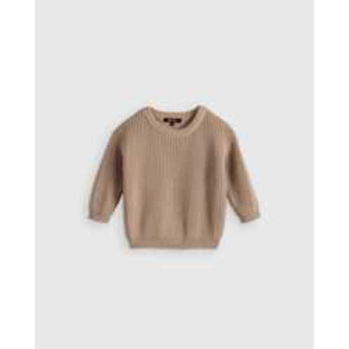 100% Organic Cotton Fisherman Tunic Sweater in Oatmeal