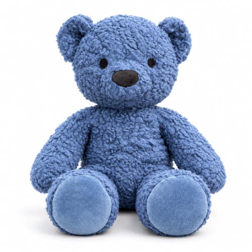 16” Blue Organic Cotton Sherpa Bear – Bears for Humanity