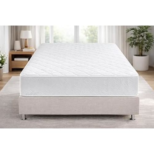 Oliver Smith - Organic Cotton - 10 Inch - Perfect Sleep - Comfort Plush Euro Pillow Top - Cool Memory Foam & Pocket Spring Mattress - Green Foam Certified - (furMattress_Chiland_10_Twin)