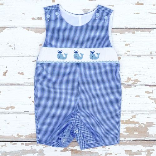 Smocked Whale Shortall