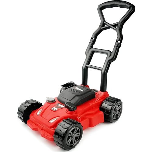 Kids Lawn Mower - Toy Choi's Pretend Play Series Toddler Lawn Mower, Indoor Outdoor Push Gardening Summer Toy Tool Set for Boys & Girls 3,4,5,6,7,8