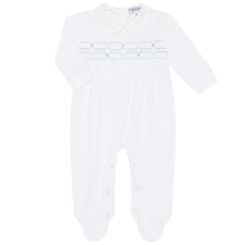 Signature Smocked Boys Footie – Nellapima