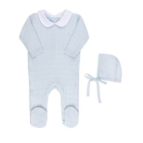Boys' Cable Knit Romper - Welcome Home Outfit - size Newborn