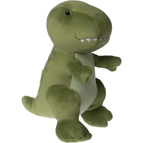 Mary Meyer Stuffed Animal Smootheez Pillow-Soft Toy, 10-Inches, Green T Rex Dinosaur