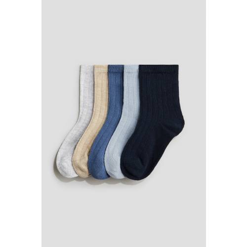 5-PACK KNIT SOCKS