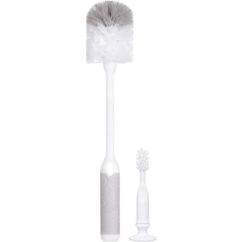 Ubbi Baby Bottle Cleaning Brush Set, Gray
