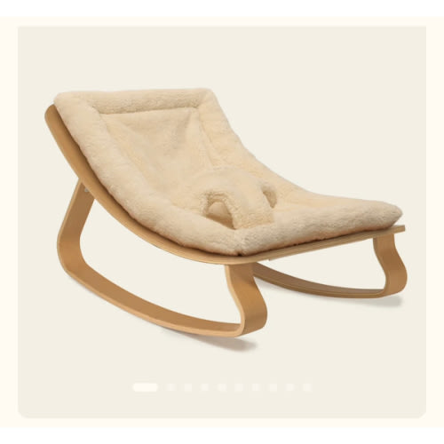 LEVO Baby Rocker in natural wood – Charlie Crane Paris