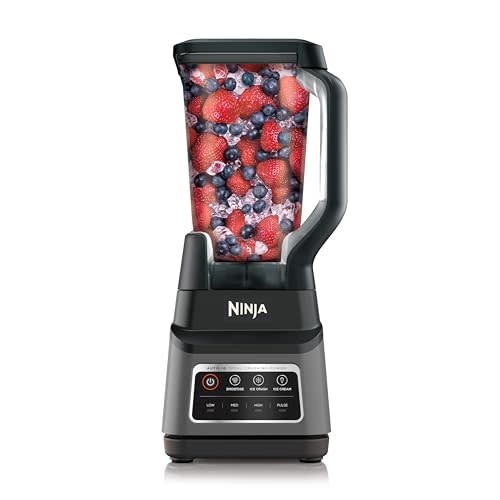 Ninja Professional Plus Blender, Auto-iQ, 1400W, 72oz Pitcher, BN701 | 1400 peak-watt motor, 3 Auto-iQ presets for smoothies, frozen drinks & ice cream. Total Crushing blades. Dishwasher safe.