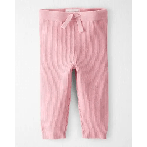 Baby Girl Organic Cotton Sweater Knit Pants - Little Planet | Carter's