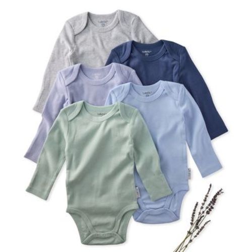 Butterblu BLAKE 5-Pack Long Sleeve Bodysuit Frost 0-3M