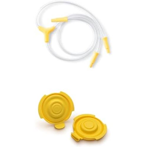 Medela Replacement Tubing and 2 Count PersonalFit Flex Replacement Membranes, Compatible with Pump in Style Maxflow Breast Pump.