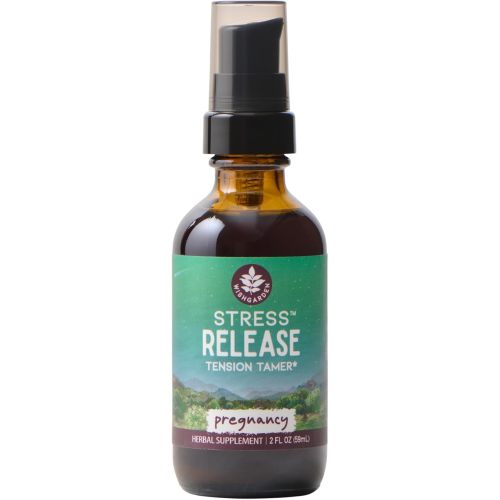 WishGarden Herbs Stress Release for Pregnancy - Natural Herbal Stress Relief Supplement with Lemon Balm & Chamomile, Adrenal Support for Pregnancy and Postpartum Promotes Relaxation and Calm, 2oz