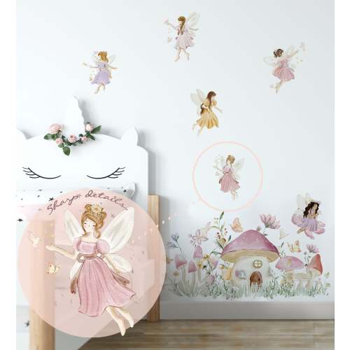 Enchanted Fairy Wall Stickers (Medium Set)