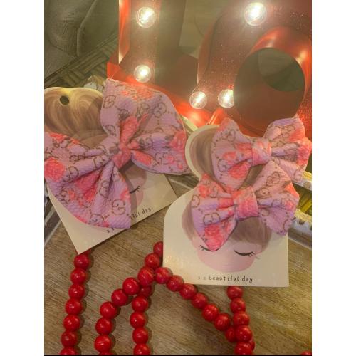 Pink Designer Inspired Bow(s)