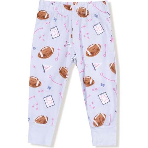 Long Sleeve Loungewear Set, Touchdown Time Lavender - Angel Dear | Maisonette