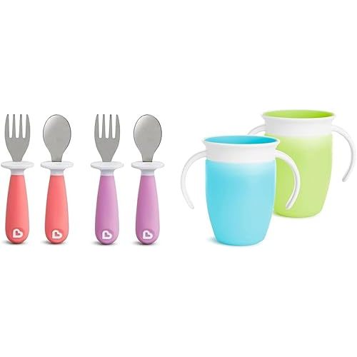 Toddler Fork and Spoon Set, and Miracle® 360 Trainer Sippy Cup