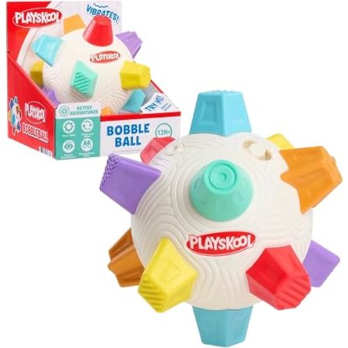 Just Play Playskool Bobble Ball Active Adventurer Sensory Toy, Vibrating, for Ages 12 Months and Up