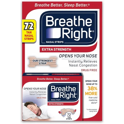 Strength Nasal Strips, 72 Strips