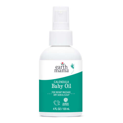 Calendula Baby Oil | Fragrance-Free Oil for Baby Massage – Earth Mama®