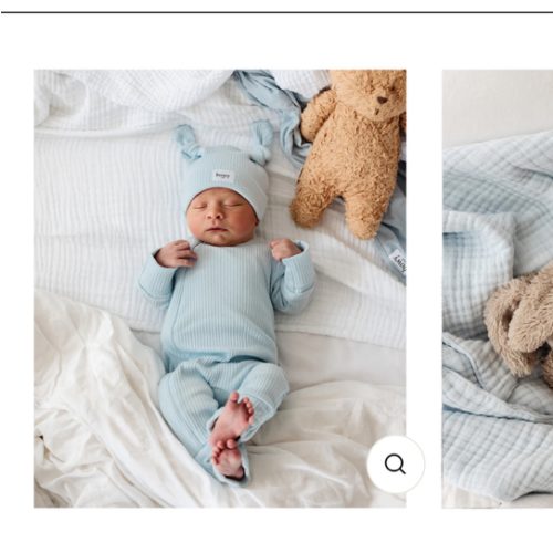 Baby Onesie - Powder Blue