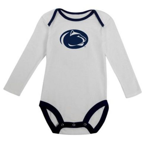NCAA Penn State Nittany Lions Infant Boys' 2pk Long Sleeve Bodysuit