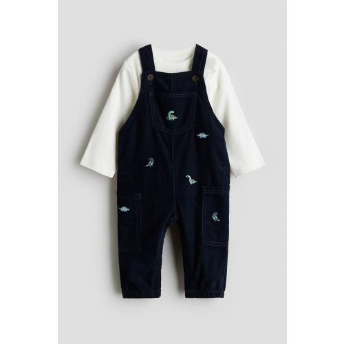2-PIECE OVERALL AND SHIRT SET