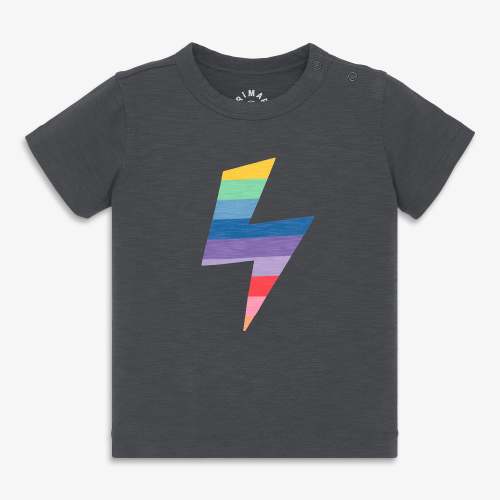Baby rainbow bolt tee | Primary.com