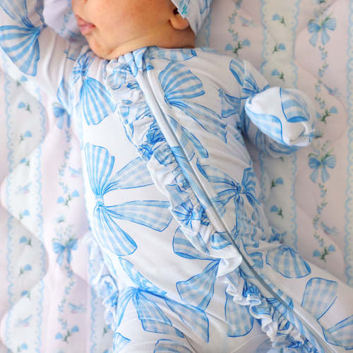 Edda Footie Ruffled Zippered One Piece