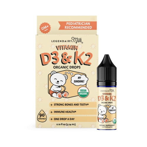 Organic Baby and Toddler D3&K2 Drops – Legendairy Milk