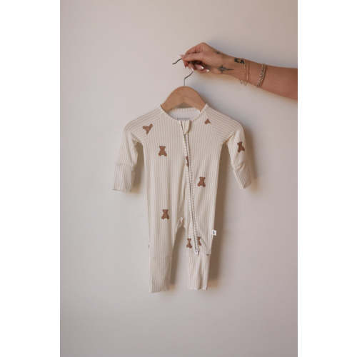 Bamboo Zip Pajamas | Teddy – forever french baby