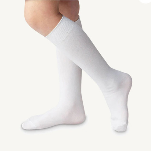 Jefferies High Class Knee Socks - White