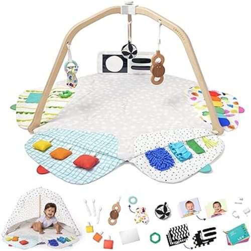LOVEVERY | The Play Gym | Award Winning For Baby , Stage-Based Developmental Activity Gym & Play Mat for Baby to Toddler