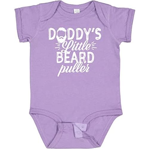 inktastic Daddys Little Beard Puller Baby Bodysuit