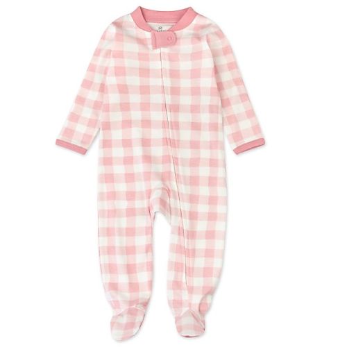 The Honest Company®  - Newborn Buffalo Check Organic Cotton Sleep & Plays in Pink BlushThe Honest Company® Newborn Buffalo Check Organic Cotton Sleep & Plays in Pink BlushThe Honest Company®