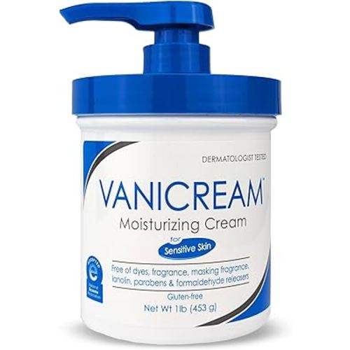 Vanicream Moisturizing Skin Cream with Pump Dispenser - 16 fl oz (1 lb) - Moisturizer Formulated Without Common Irritants for Those with Sensitive Skin