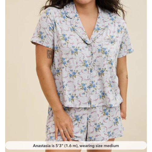 Aerie Real Soft® Ruffle Pajama Shirt